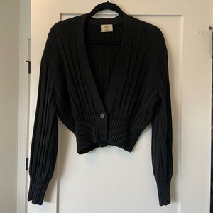 Wilfred Thais Cardigan in Black. Size S.